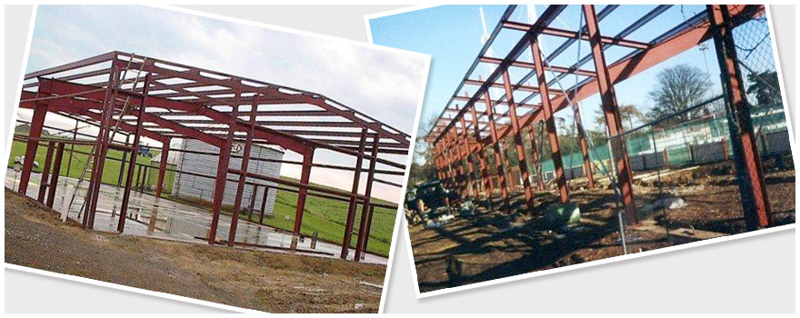 Structural steel frame erected by Trident Structural Ltd